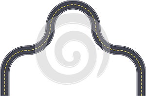 Labyrinth squared waves zigzag form