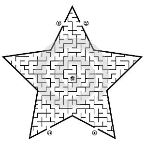 Labyrinth in star