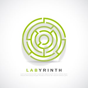 Labyrinth vector logo