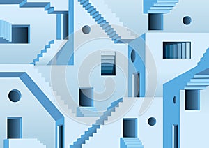 Concept of the maze and an exit impossible to find.