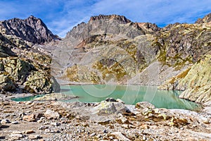 Lac Blanc With Aiguilles Des Rouges-France