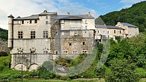 Lacaze Castle on the banks of the Gijou River photo