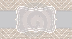 Lace card