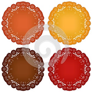 Lace Doily Place Mats