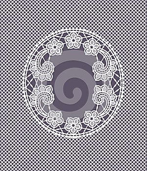 Lace Pattern. Lace Vector Background.