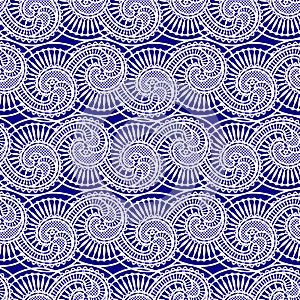 Lace Seamless Pattern. Lace Vector Background.