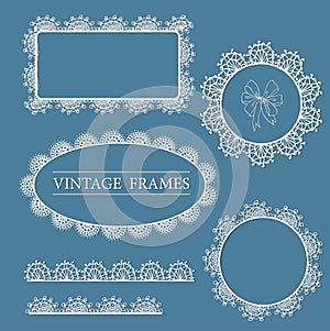 Lace vector label