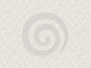 Lace vintage floral vector seamless pattern