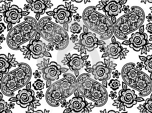 Lace wedding guipure pattern