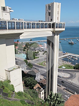 Lacerda elevator in Salvador da Bahia. Brazil