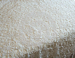 Lacework on bed photo