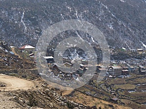 Lachen and Lachung Village ,Sikkim INDIA , 14th APRIL 2013 : a s