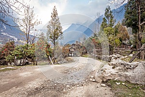 Lachung in North Sikkim , India