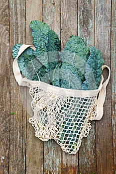 Lacinato kale in eco-bag