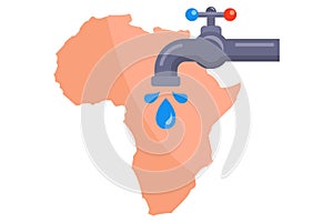 lack of clean drinking water on the African continent.