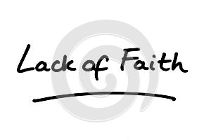 Lack of Faith