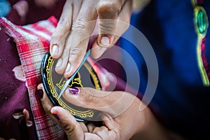 Lacquer manufacture in Bagan, Myanmar