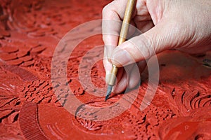 Lacquerware Carving