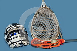 Lacrosse goalie equipment and momens stick