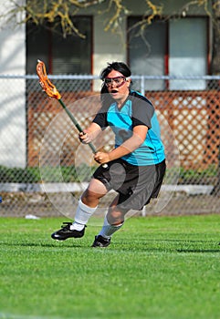 Lacrosse player