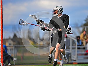 Lacrosse player assist