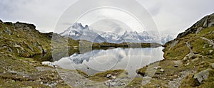 Lacs des Cheserys, Mont Blanc massif, France