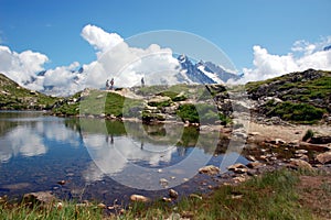 Lacs des Cheserys, Mont Blanc massif, France