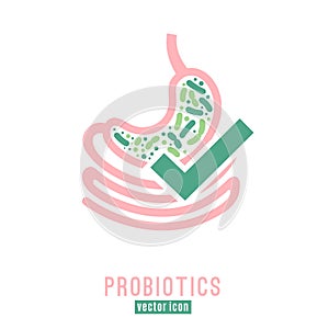Lactobacillus Probiotics Icon photo