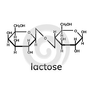 Lactose chemical formula