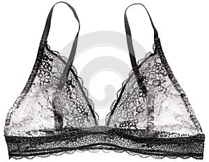 Lacy bra isolated