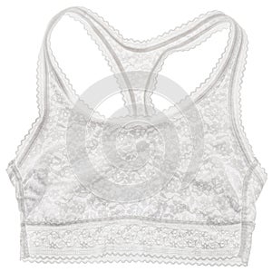 Lacy bra isolated