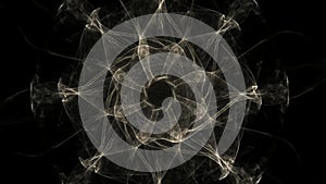 Lacy colorful clockwork pattern. Digital fractal art design. Abstract design of sacred symbols signs geometry. Designs of astrolog
