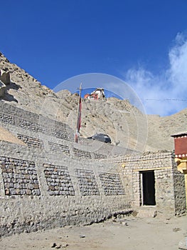 Ladakh, capital Leh, mountain furnish.