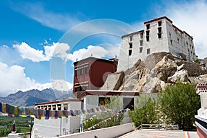 Thikse Monastery Thikse  Gompa in Ladakh, Jammu and Kashmir, India. photo