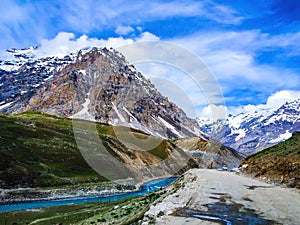 Ladakh landscape in India