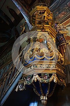 Inside of Monastery Secu