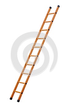 Ladder (Clipping path) isolated on white background photo