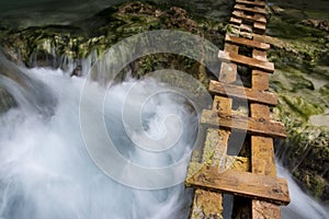 Ladder for Hikers along Havasu Creek