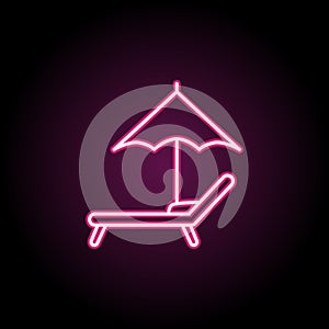 Ladder of the pool icon. Simple thin line, outline vector of web icons for ui and ux, website or mobile application