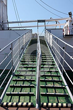 Ladder to the ship