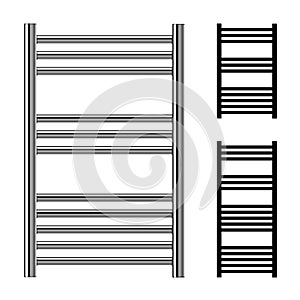 Ladder towel rails bathroom central heating radiators