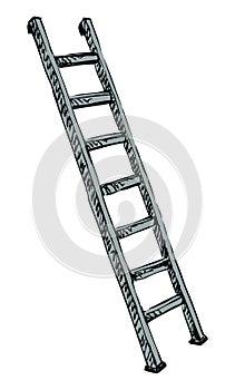 Ladder, vector illustration photo