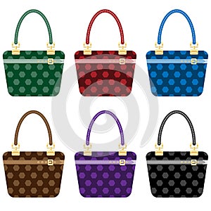 Ladies fashion handbags set photo