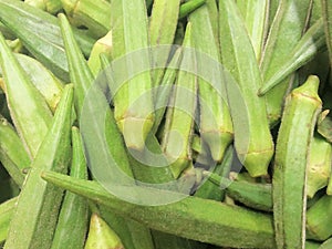 Ladies' fingers or bhindi