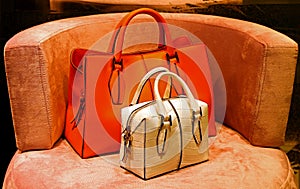 Ladies genuine leather handbags