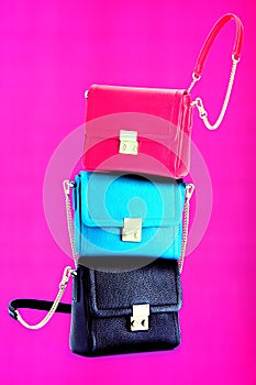 Ladies leather handbags