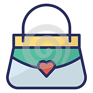 Ladies Purse  Isolated Isolated Vector Icon easily editable easily editable