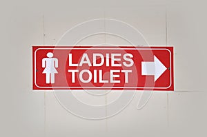 Ladies toilet