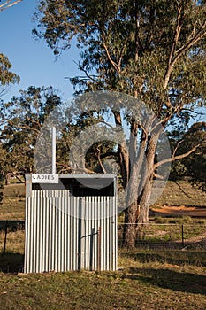 Ladies toilet bathroom outhouse