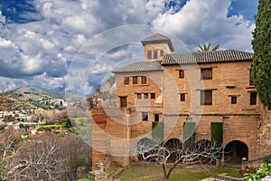 Ladies Tower in Alhambra palace, Granada, Spain